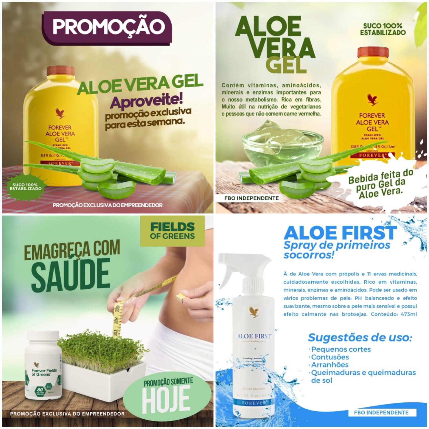 Seja representante dos produtos Forever Living na sua cidade