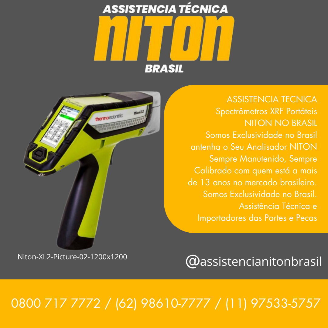 ASSISTENCIA TECNICA SPECTROMETROS NITON BRASIL