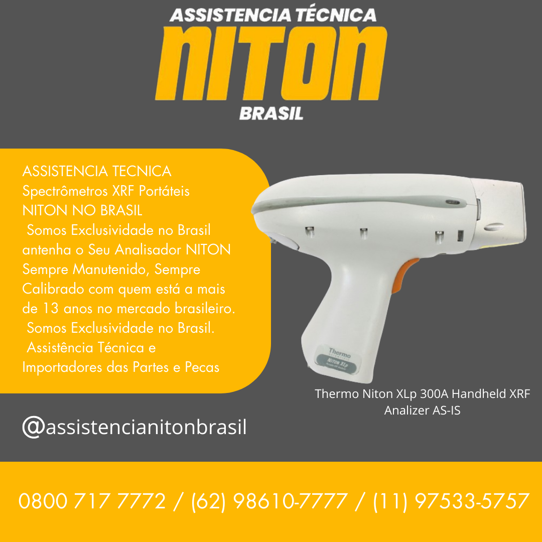 ASSISTENCIA TECNICA SPECTROMETROS NITON BRASIL