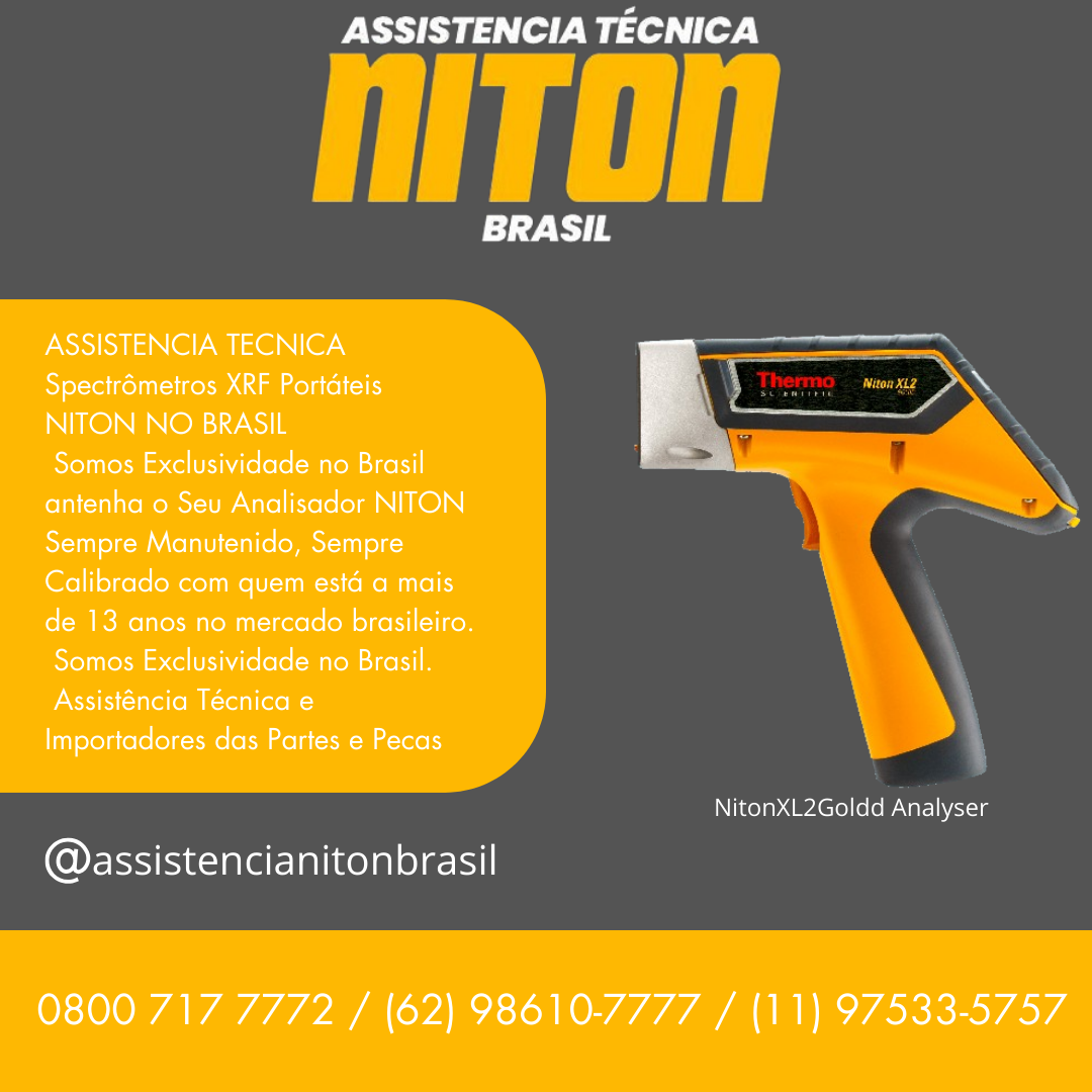 ASSISTENCIA TECNICA SPECTROMETROS NITON BRASIL