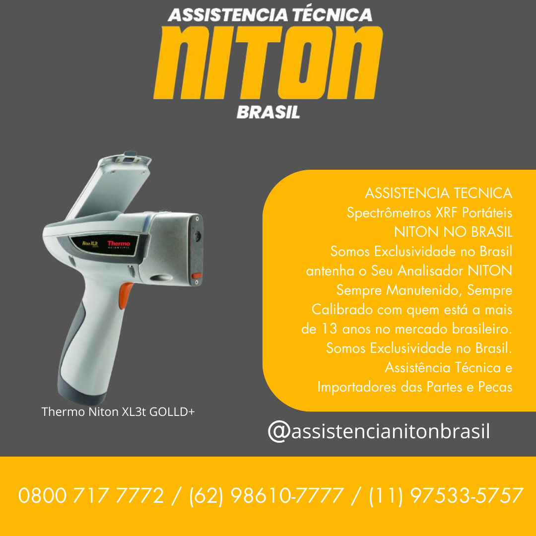 ASSISTENCIA TECNICA SPECTROMETROS NITON BRASIL