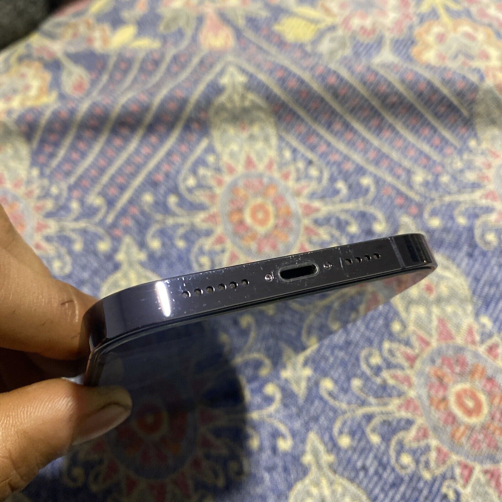 Apple iPhone 14 Pro Max 512 GB Deep Purple e preto espacial Novo funcionando com qualquer sim