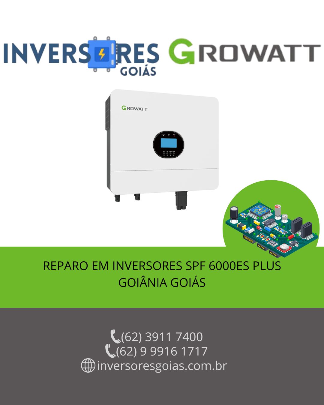 MANUTENÇÃO-INVERSORES-GROWATT-GOIANIA-GOIAS