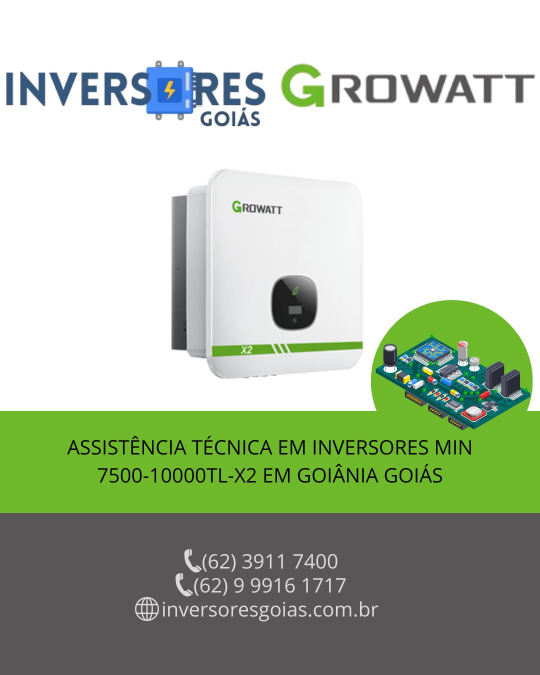 MANUTENÇÃO-INVERSORES-GROWATT-GOIANIA-GOIAS