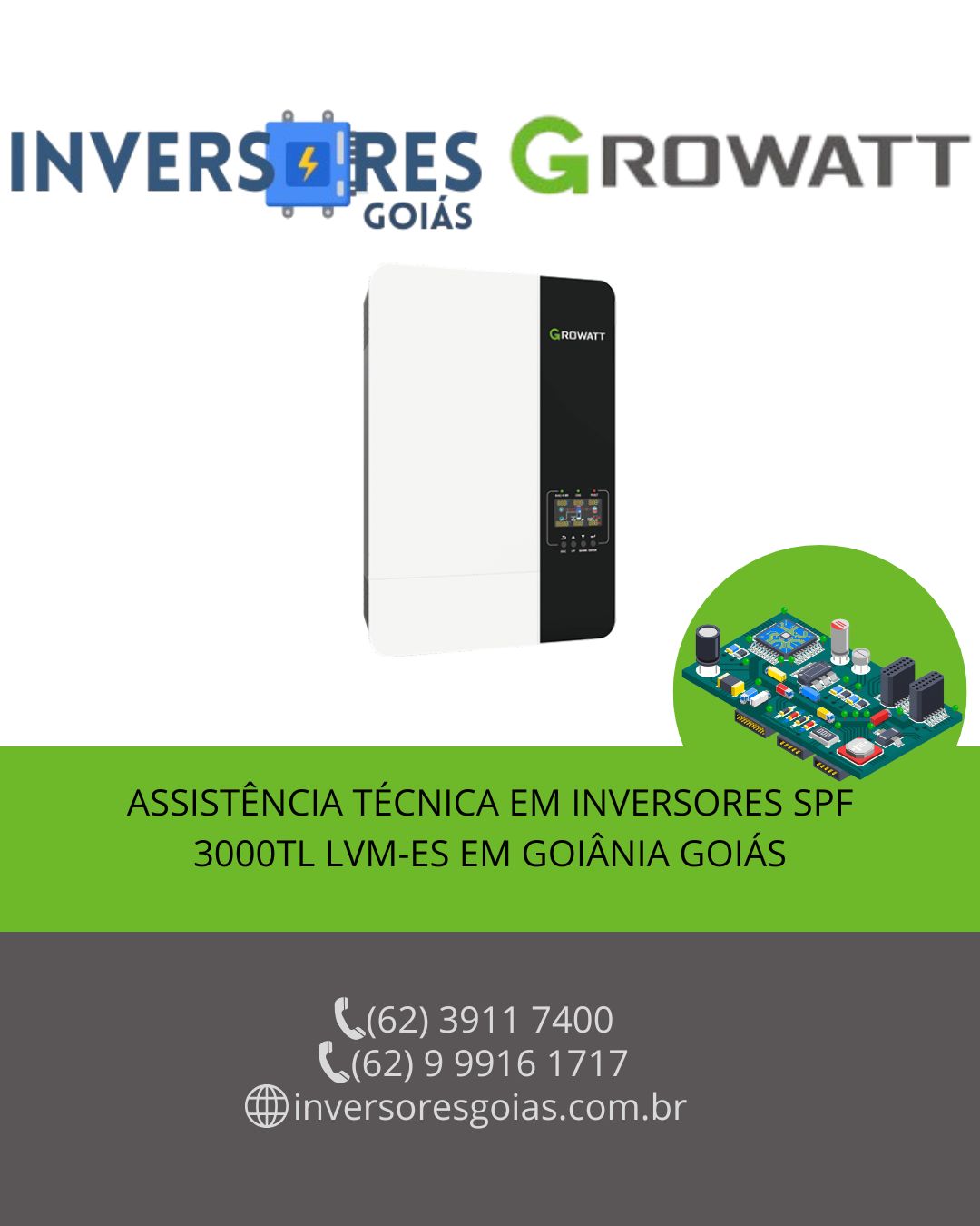 MANUTENÇÃO-INVERSORES-GROWATT-GOIANIA-GOIAS
