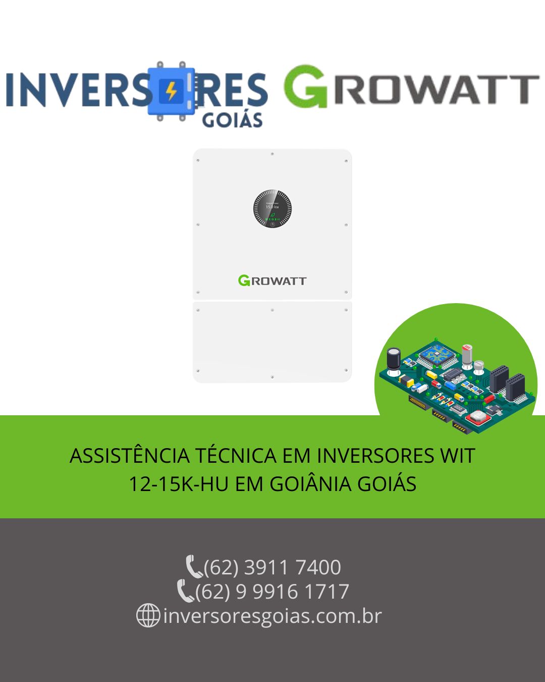 MANUTENÇÃO-INVERSORES-GROWATT-GOIANIA-GOIAS
