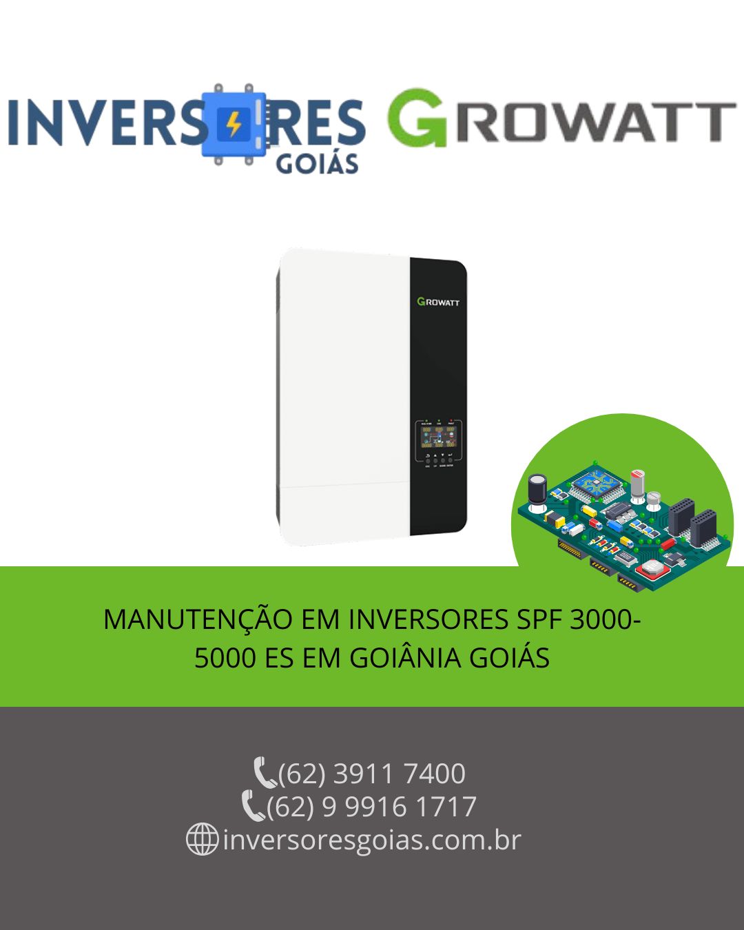 MANUTENÇÃO-INVERSORES-GROWATT-GOIANIA-GOIAS