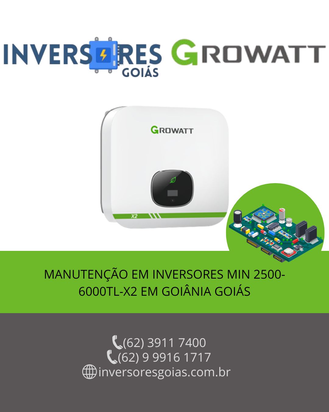 MANUTENÇÃO-INVERSORES-GROWATT-GOIANIA-GOIAS