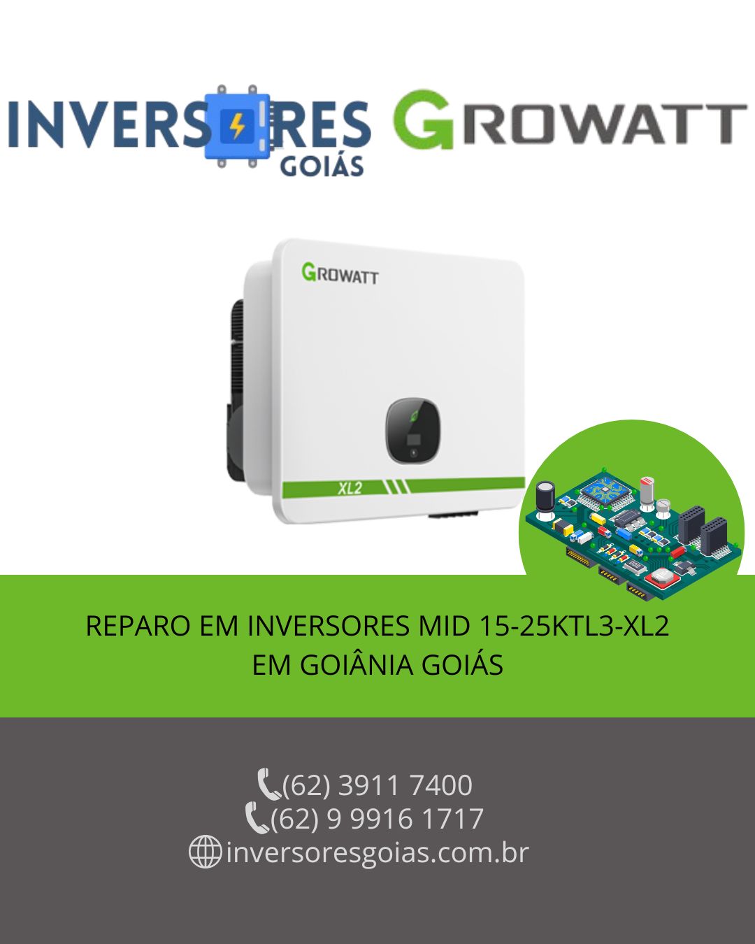 MANUTENÇÃO-INVERSORES-GROWATT-GOIANIA-GOIAS